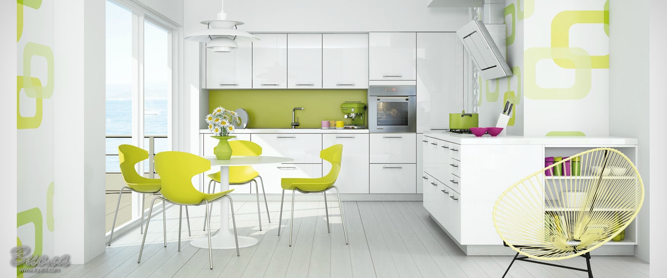 Кухни премиум класса яркая