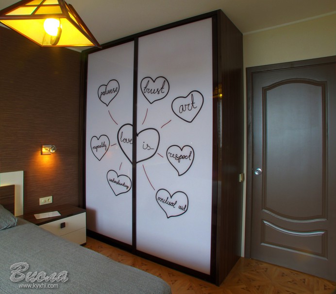 Шкаф-Купе в спальню с фотопечать