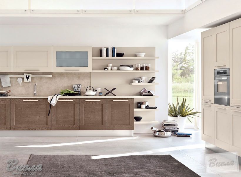 Дизайн кухонного помещения в итальянском стиле