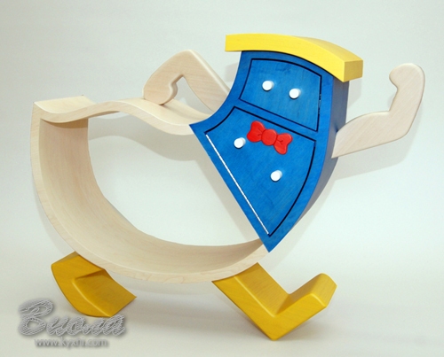 Дизайнерская мебель гнутая для детской