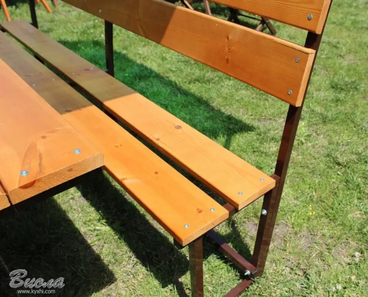 летняя открытая беседка