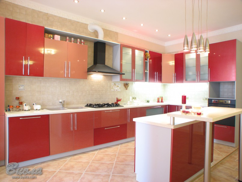 мебель для кухни - кухня с барной стойкой