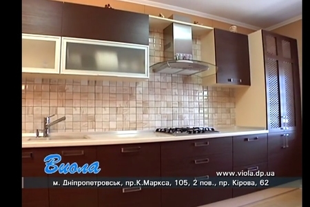 Лучшие кухни в Днепропетровске от компании Виола - видеобзор купить по лучшим ценам