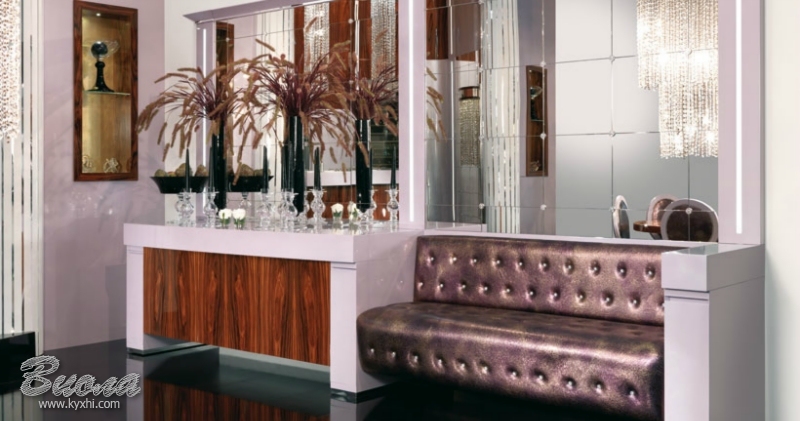 Столовая зона с кухни