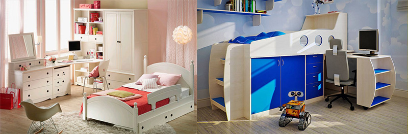 Безопасная мебель для детской комнаты